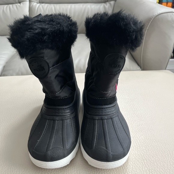 NWT - Pajar Kids’ Faux Fur Lined Winter Boots For -40c - Made in Italy - Size 1Y - Picture 2 of 10